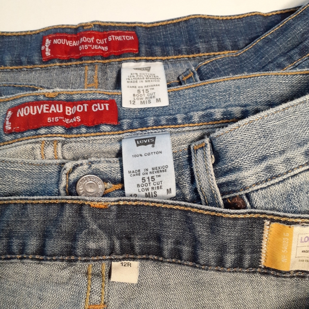 3 pair of size 12 jeans!